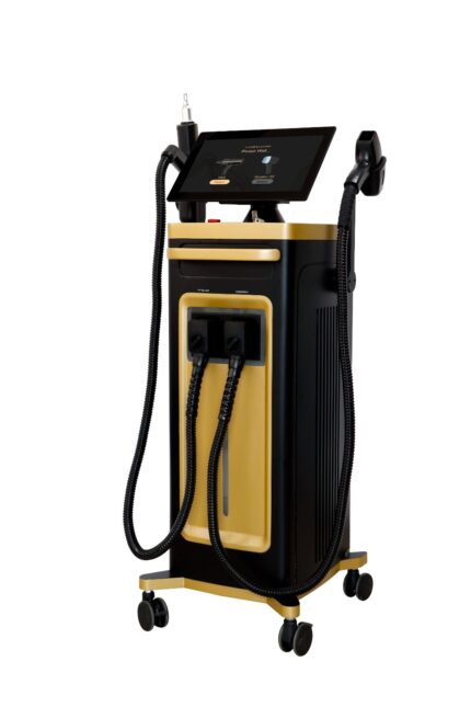 Laser 2 em 1 Díodo 808NM Depilação + Nd-yag Remoção tatuagens Modelo 7 + Formação Certificada
