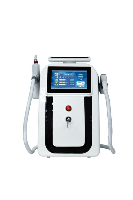Laser 2 em 1 Depilação Díodo Tripla Onda + ND-YAG Remoção Tatuagens Modelo 5 + Formação Certificada